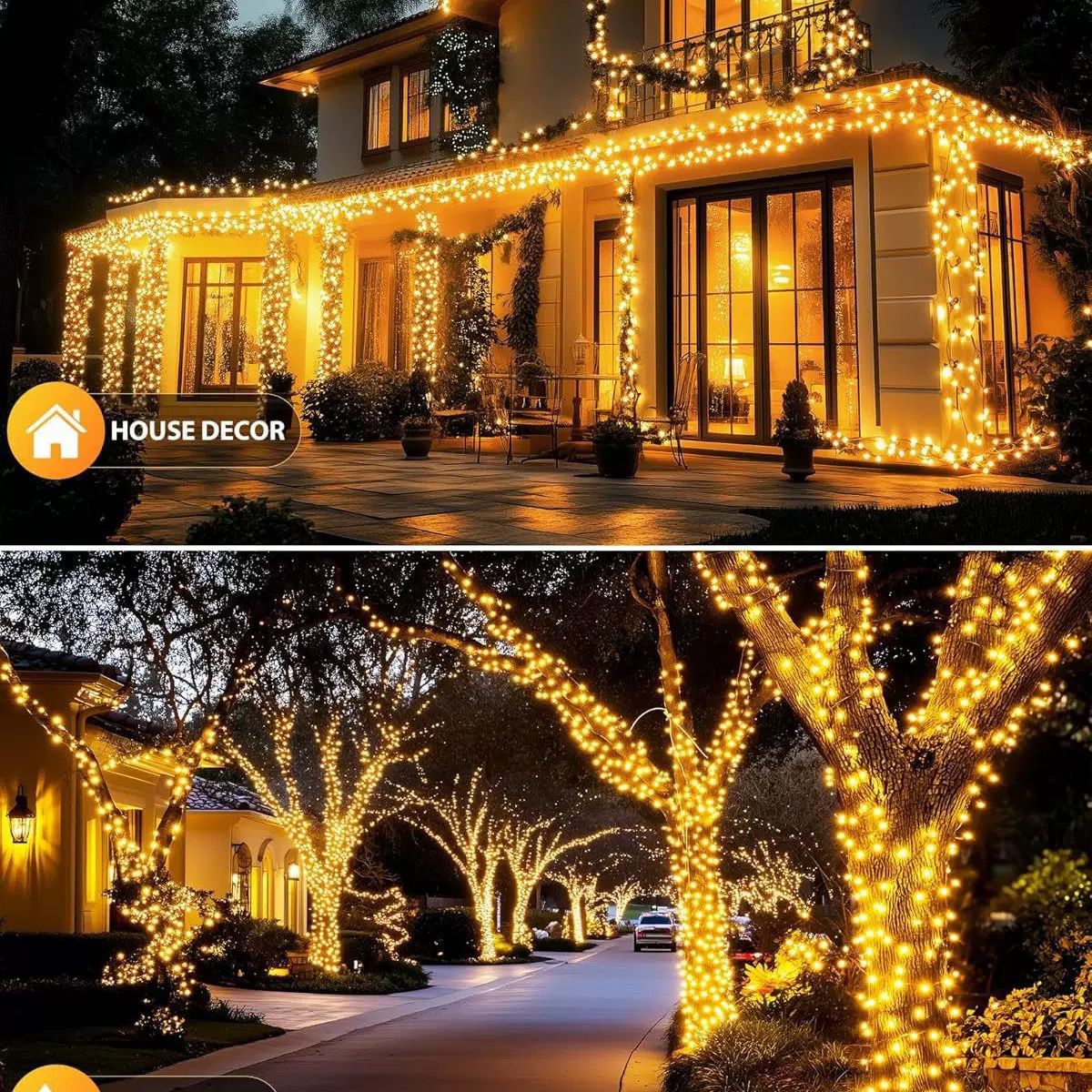 Luces LED Solares 17 Metros - ¡Ilumina tu Navidad sin enchufes ni cables!