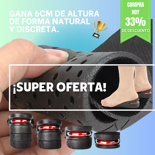 CreceMÁS® Orthopedic | Las Plantillas que aumentan tu estatura "Hasta 6 Cm"